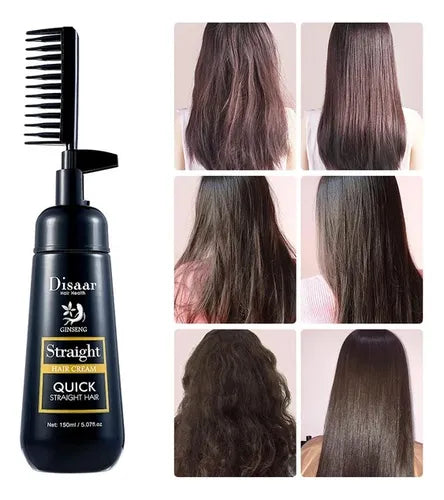 Crema Alisadora Con Peine Elimina frizz 🥰