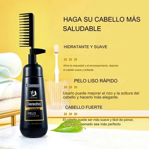 Crema Alisadora Con Peine Elimina frizz 🥰