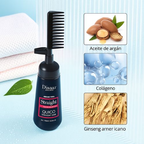 Crema Alisadora Con Peine Elimina frizz 🥰