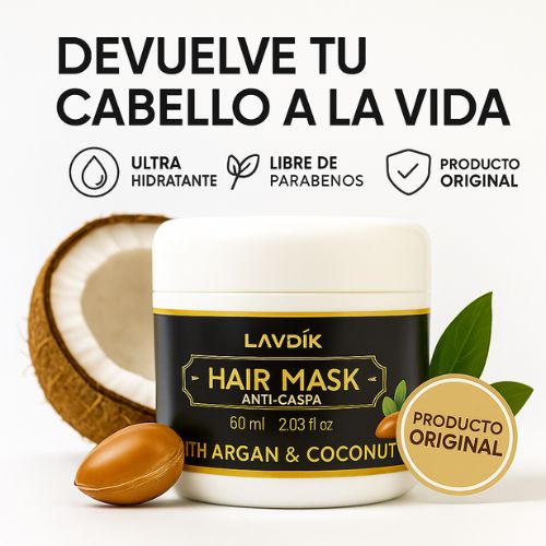 HairMask Detox Calm® Tratamiento Capilar Anticaspa