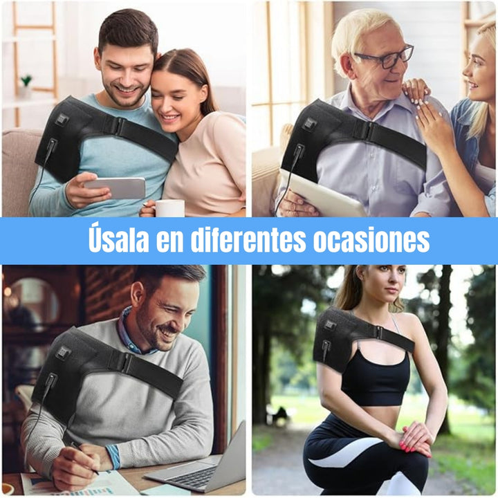 Hombrera Térmica Recargable Plus Quita el dolor | Desde la primer aplicación.