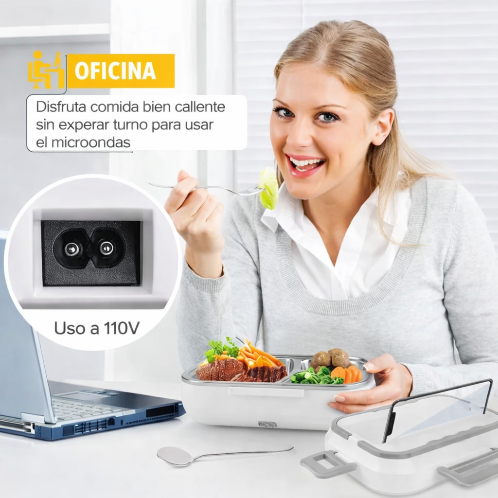 LONCHERA TÉRMICA ELÉCTRICA PORTÁTIL