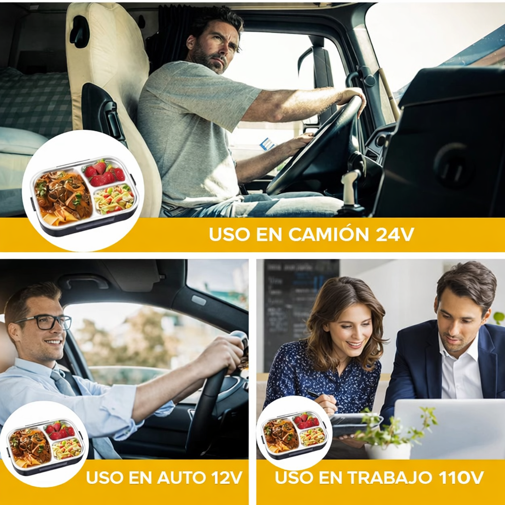 LONCHERA TÉRMICA ELÉCTRICA PORTÁTIL