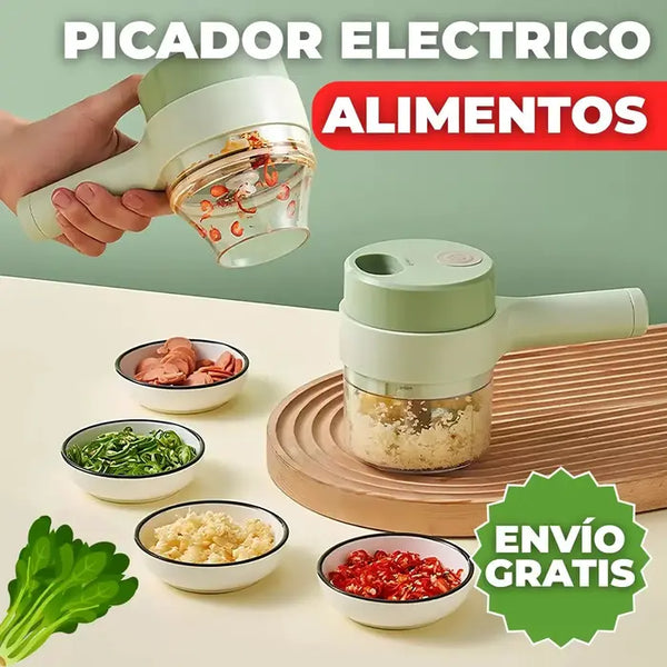 Picador Eléctrico Multifuncional 4en1 + ENVIO GRATIS