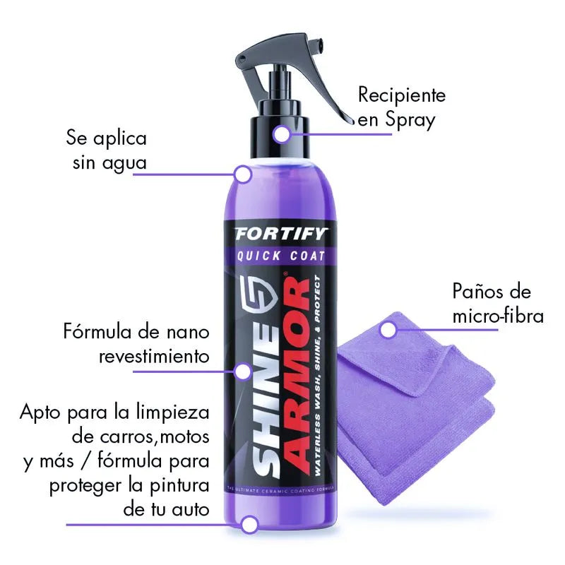 Spray de cera para auto Shine Armor 🚗