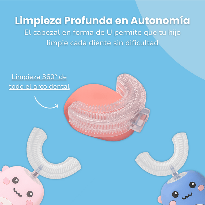🦖DinoCepillo™ | Cepillo de Dientes Eléctrico que tus peques amarán🥰