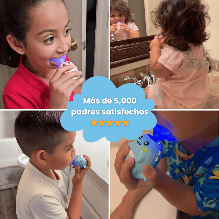 🦖DinoCepillo™ | Cepillo de Dientes Eléctrico que tus peques amarán🥰