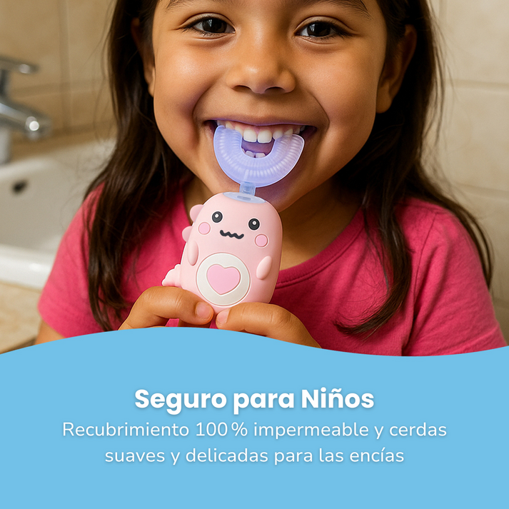 🦖DinoCepillo™ | Cepillo de Dientes Eléctrico que tus peques amarán🥰